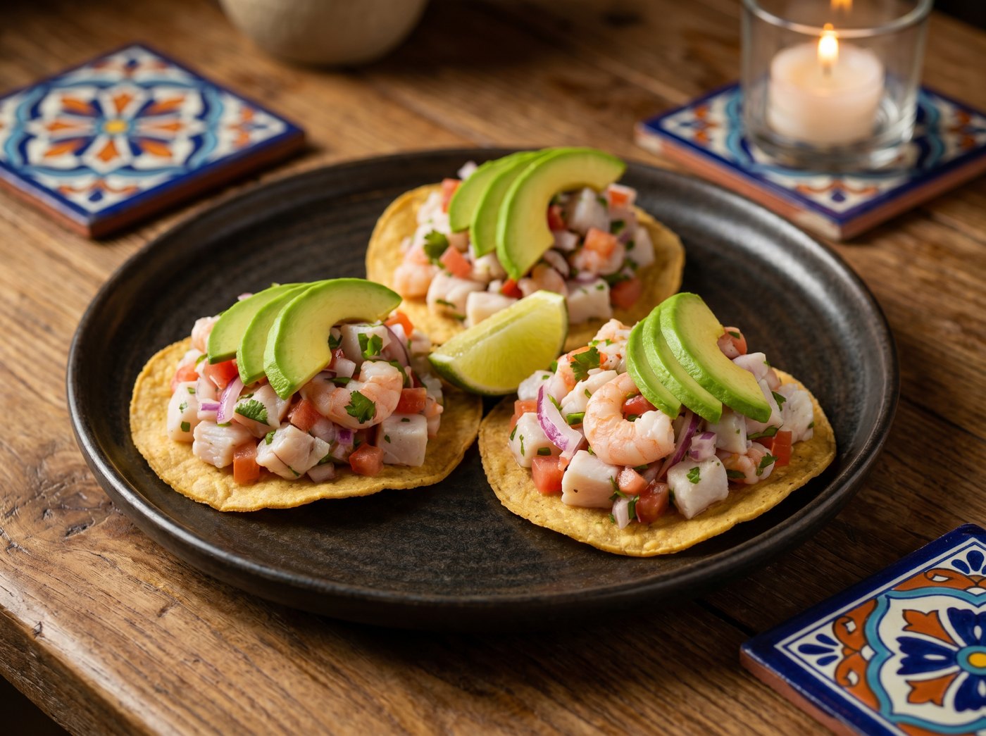 Tostadas de Ceviche